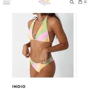SHOP AURELLE INDIO SWIMSUIT NWT. NEVER WORN. TOP AND BOTTOM